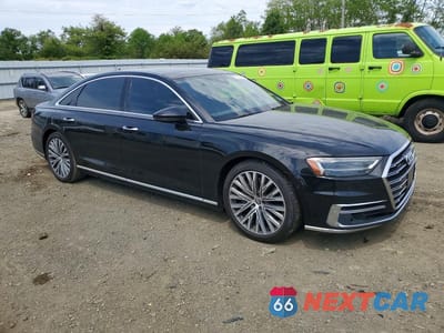 Czwarte zdjęcie samochodu z boku: 2019 AUDI A8 L VIN:WAU8DAF84KN007062 - miniatura