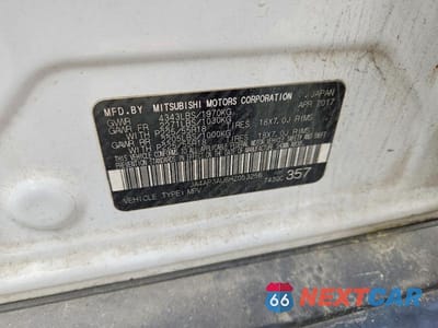 Zdjęcie 13 z 13 samochodu: 2017 MITSUBISHI OUTLANDER SPORT ES VIN:JA4AP3AU6HZ053256 - miniatura