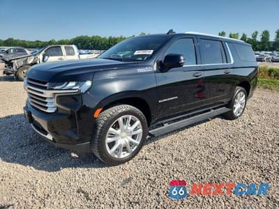 2021 CHEVROLET SUBURBAN K1500 HIGH COUNTRY 1GNSKGKL3MR128485 - główne zdjęcie licytacji z USA - miniatura