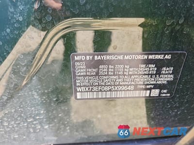Zdjęcie 13 z 13 samochodu: 2023 BMW X1 XDRIVE28I VIN:WBX73EF08P5X99648 - miniatura