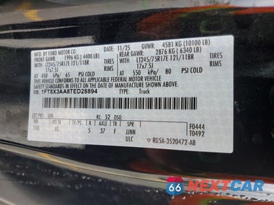 Zdjęcie 12 z 12 samochodu: 2026 FORD F350 SUPER DUTY VIN:1FT8X3AA8TED28894 - miniatura