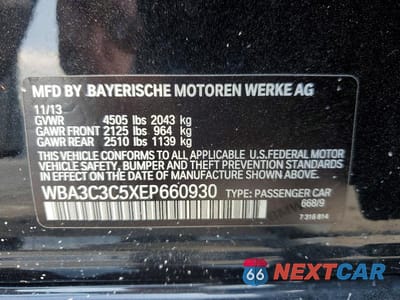 Zdjęcie 12 z 12 samochodu: 2014 BMW 320 I XDRIVE VIN:WBA3C3C5XEP660930 - miniatura