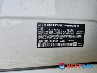 Zdjęcie 13 z 13 samochodu: 2023 BMW X5 XDRIVE40I VIN:5UXCR6C08P9R35207 - miniatura