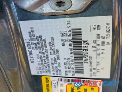 Zdjęcie 12 z 12 samochodu: 2016 FORD FUSION SE PHEV VIN:3FA6P0PU1GR191300 - miniatura