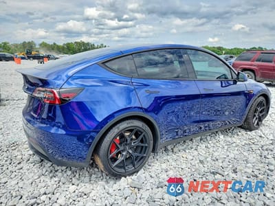 Trzecie zdjęcie samochodu z tyłu: 2020 TESLA MODEL Y VIN:5YJYGDEF4LF009910 - miniatura