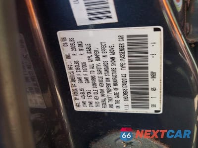 Zdjęcie 12 z 12 samochodu: 2007 HONDA ACCORD EX VIN:1HGCM66517A020142 - miniatura