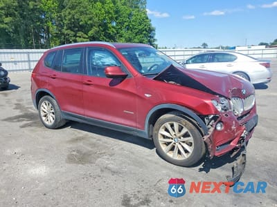 Czwarte zdjęcie samochodu z boku: 2014 BMW X3 XDRIVE28I VIN:5UXWX9C54E0D40942 - miniatura