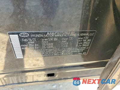 Zdjęcie 14 z 14 samochodu: 2023 HYUNDAI SANTA FE SEL VIN:5NMS2DAJ8PH554429 - miniatura