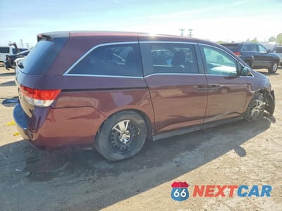 Trzecie zdjęcie samochodu z tyłu: 2017 HONDA ODYSSEY LX VIN:5FNRL5H20HB017086 - miniatura
