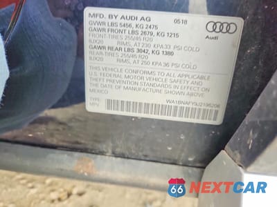 Zdjęcie 13 z 13 samochodu: 2018 AUDI Q5 PREMIUM PLUS VIN:WA1BNAFY9J2195206 - miniatura