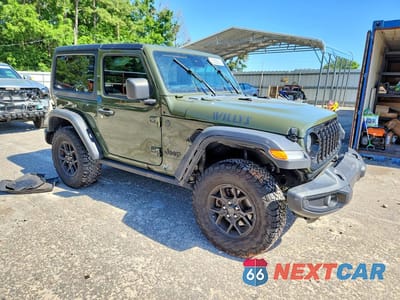 Czwarte zdjęcie samochodu z boku: 2024 JEEP WRANGLER SPORT VIN:1C4PJXAN5RW133779 - miniatura
