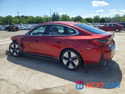 Drugie zdjęcie samochodu z przodu: 2025 BMW I4 EDRIVE 40 VIN:WBY23HD02SFV62036 - miniatura