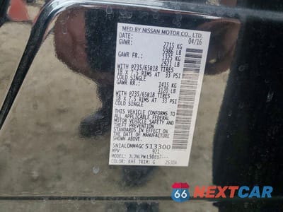 Zdjęcie 13 z 13 samochodu: 2016 INFINITI QX60 BASE VIN:5N1AL0MM4GC513300 - miniatura