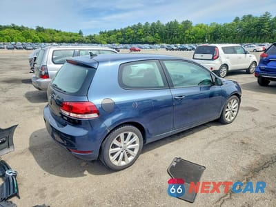 Trzecie zdjęcie samochodu z tyłu: 2013 VOLKSWAGEN GOLF VIN:WVWBM7AJXDW045074 - miniatura