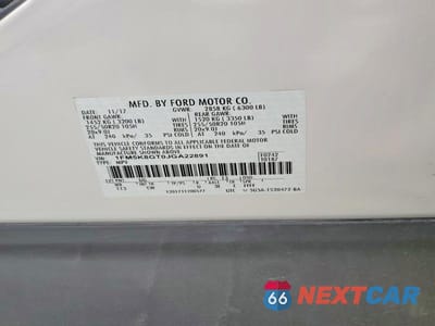 Zdjęcie 14 z 14 samochodu: 2018 FORD EXPLORER SPORT VIN:1FM5K8GT0JGA22891 - miniatura