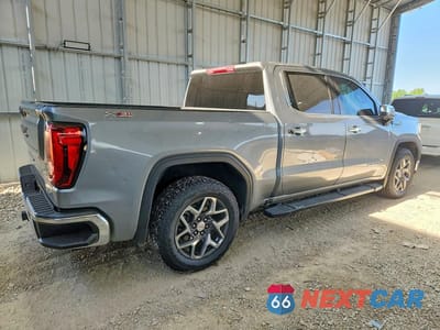 Trzecie zdjęcie samochodu z tyłu: 2023 GMC SIERRA K1500 SLT VIN:3GTUUDED9PG143785 - miniatura