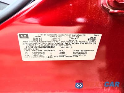 Zdjęcie 14 z 14 samochodu: 2012 CHEVROLET EQUINOX LT VIN:2GNFLNE52C6380433 - miniatura