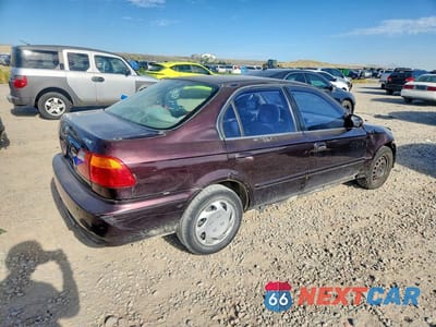Trzecie zdjęcie samochodu z tyłu: 2000 HONDA CIVIC EX VIN:2HGEJ854XYH562171 - miniatura