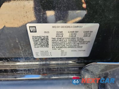 Zdjęcie 13 z 13 samochodu: 2024 BUICK ENCORE GX SPORT TOURING VIN:KL4AMDSL6RB013919 - miniatura
