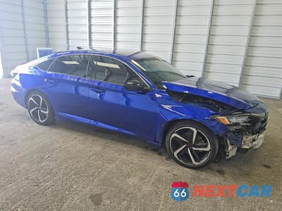 Czwarte zdjęcie samochodu z boku: 2022 HONDA ACCORD HYBRID SPORT VIN:1HGCV3F27NA014084 - miniatura