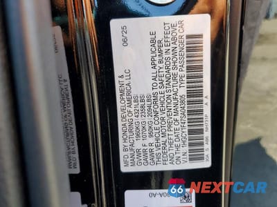 Zdjęcie 12 z 12 samochodu: 2025 HONDA ACCORD SE VIN:1HGCY1F47SA043805 - miniatura
