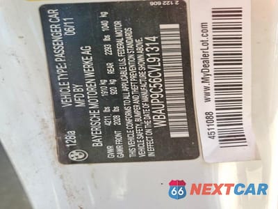 Zdjęcie 12 z 12 samochodu: 2012 BMW 128 I VIN:WBAUP9C56CVL91314 - miniatura