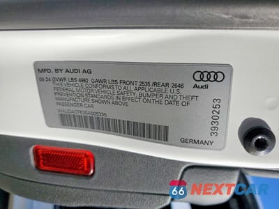 Zdjęcie 13 z 13 samochodu: 2025 AUDI A5 PREMIUM 45 VIN:WAUDACF53SA005335 - miniatura