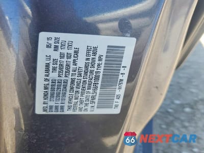 Zdjęcie 13 z 13 samochodu: 2015 HONDA ODYSSEY EXL VIN:5FNRL5H66FB100019 - miniatura