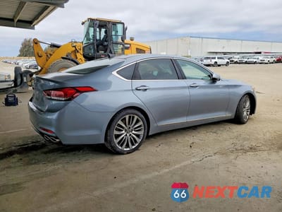 Trzecie zdjęcie samochodu z tyłu: 2017 GENESIS G80 ULTIMATE VIN:KMHGN4JF5HU181266 - miniatura