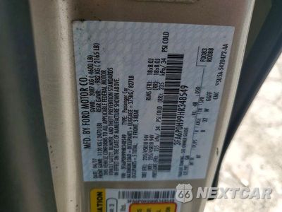 Zdjęcie 13 z 13 samochodu: 2017 FORD FUSION SE VIN:3FA6P0H99HR348549 - miniatura