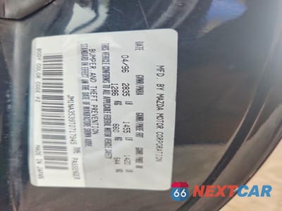 Zdjęcie 12 z 12 samochodu: 1996 MAZDA MX-5 MIATA VIN:JM1NA3539T0717945 - miniatura