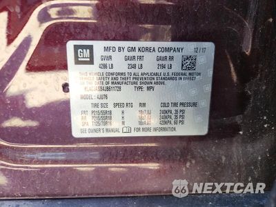 Zdjęcie 14 z 14 samochodu: 2018 BUICK ENCORE PREFERRED VIN:KL4CJASB4JB611728 - miniatura