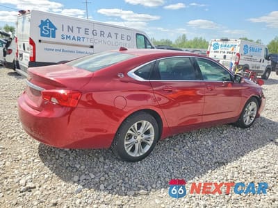 Trzecie zdjęcie samochodu z tyłu: 2014 CHEVROLET IMPALA LT VIN:1G1115SL9EU124587 - miniatura