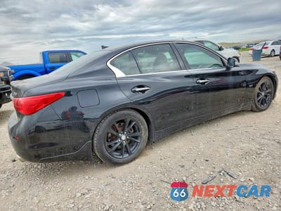 Trzecie zdjęcie samochodu z tyłu: 2017 INFINITI Q50 3.0T SIGNATURE EDITION VIN:JN1EV7ARXHM837861 - miniatura