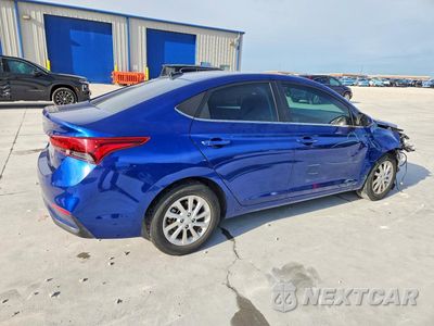 Trzecie zdjęcie samochodu z tyłu: 2022 HYUNDAI ACCENT SEL VIN:3KPC24A68NE187844 - miniatura