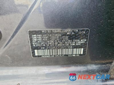 Zdjęcie 12 z 12 samochodu: 2025 SUBARU IMPREZA RS VIN:JF1GUHJC1S8217304 - miniatura