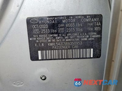 Zdjęcie 13 z 13 samochodu: 2024 HYUNDAI SONATA N LINE VIN:KMHL54JC5RA350953 - miniatura