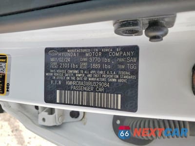 Zdjęcie 14 z 14 samochodu: 2024 HYUNDAI VENUE SEL VIN:KMHRC8A3XRU329084 - miniatura