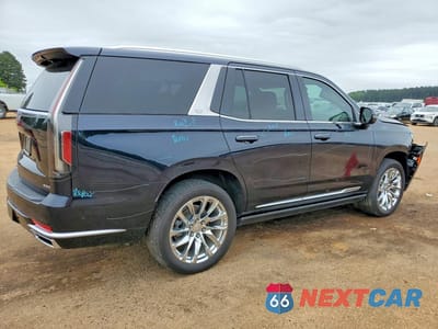 Trzecie zdjęcie samochodu z tyłu: 2022 CADILLAC ESCALADE PREMIUM LUXURY PLATINUM VIN:1GYS3DKL3NR142967 - miniatura