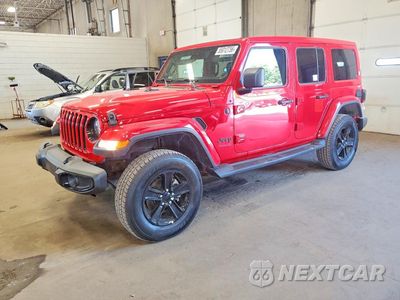 2021 JEEP WRANGLER UNLIMITED SAHARA 1C4HJXEN6MW736540 - główne zdjęcie licytacji z USA - miniatura