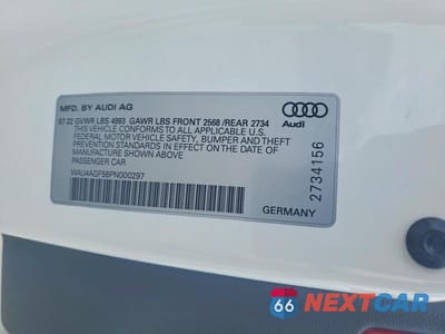 Zdjęcie 12 z 12 samochodu: 2023 AUDI A5 PREMIUM PLUS 45 VIN:WAU4AGF58PN000297 - miniatura