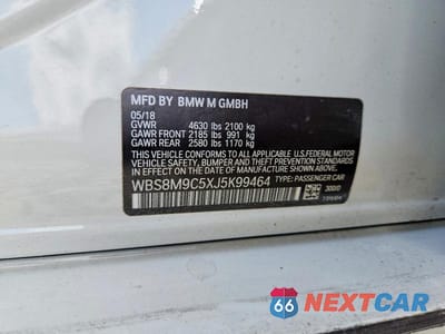 Zdjęcie 12 z 12 samochodu: 2018 BMW M3 VIN:WBS8M9C5XJ5K99464 - miniatura