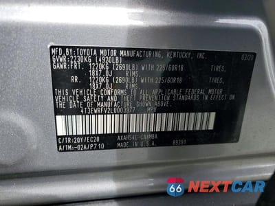 Zdjęcie 14 z 14 samochodu: 2020 TOYOTA RAV4 XSE VIN:4T3EWRFV2LU003977 - miniatura