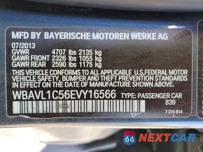 Zdjęcie 13 z 13 samochodu: 2014 BMW X1 XDRIVE28I VIN:WBAVL1C56EVY16566 - miniatura