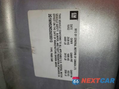 Zdjęcie 12 z 12 samochodu: 2003 CHEVROLET IMPALA LS VIN:2G1WH52K539208313 - miniatura