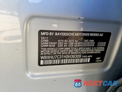 Zdjęcie 13 z 13 samochodu: 2017 BMW X1 SDRIVE28I VIN:WBXHU7C31H5H36309 - miniatura