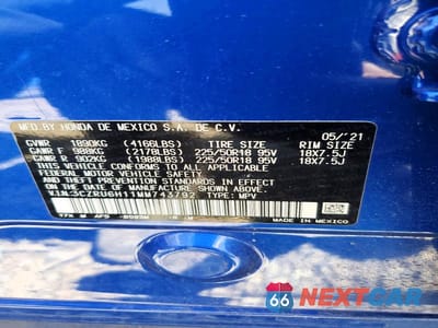 Zdjęcie 13 z 13 samochodu: 2021 HONDA HR-V SPORT VIN:3CZRU6H11MM743792 - miniatura