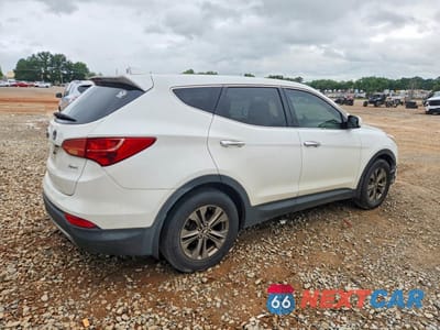 Trzecie zdjęcie samochodu z tyłu: 2013 HYUNDAI SANTA FE SPORT 2.4L VIN:5XYZT3LBXDG017272 - miniatura