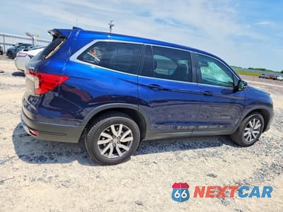 Trzecie zdjęcie samochodu z tyłu: 2020 HONDA PILOT EXL VIN:5FNYF6H52LB035455 - miniatura