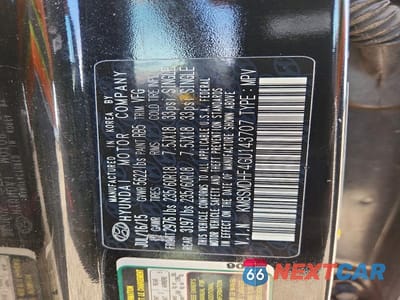 Zdjęcie 13 z 13 samochodu: 2016 HYUNDAI SANTA FE SE VIN:KM8SMDHF4GU143707 - miniatura